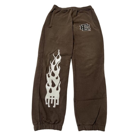 Eric Emanuel Basic Sweatpants in Brown Flame
